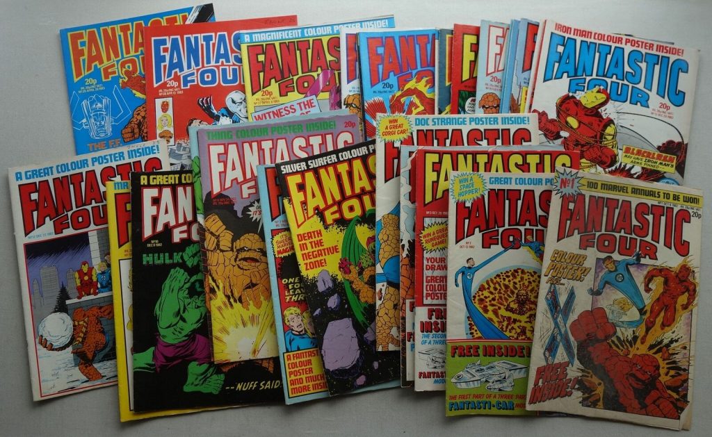 Fantastic Four Comics (Marvel UK, 1980s)