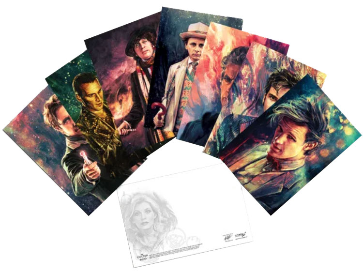 Doctor Who: Postcard Pack: Alice X Zhang Artwork Set II