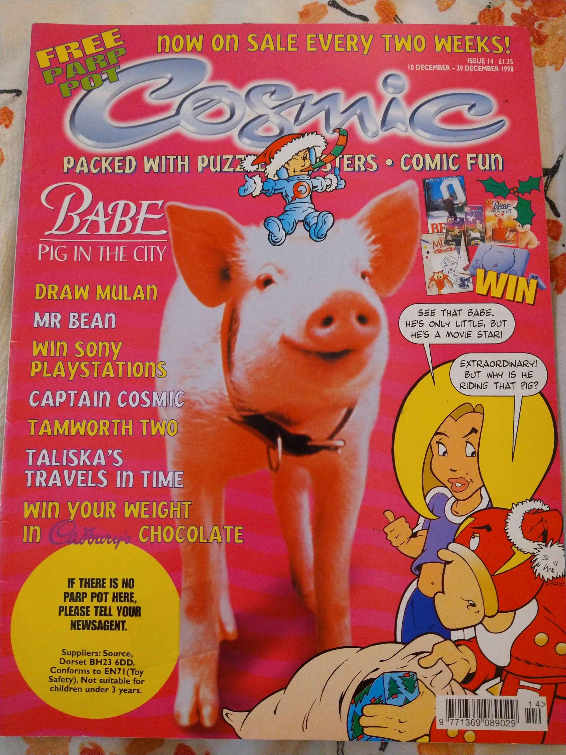 Cosmic Volume Two No. 14 - 10th - 29th December 1998