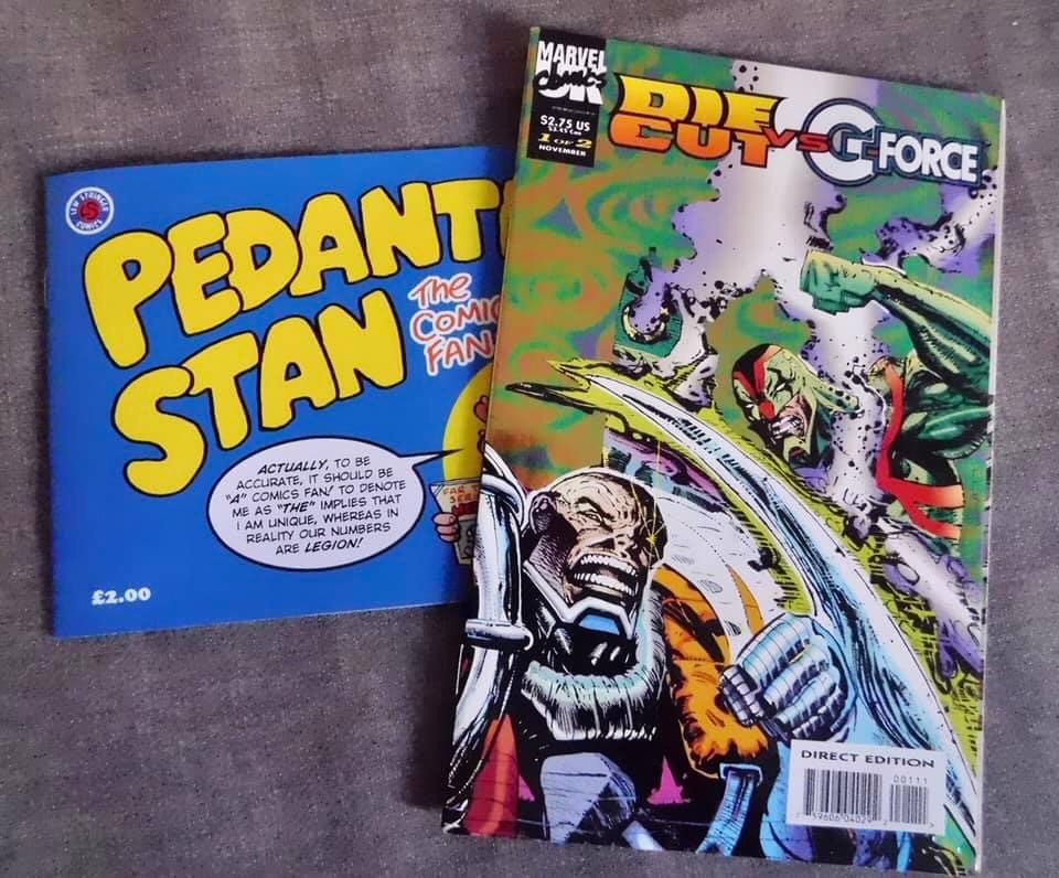 Pedantic Stan, Comics Fan, and the first issue of Marvel UK’s G-Force, donated by John Freeman