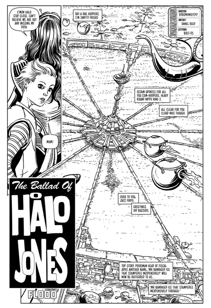 The Ballad of Halo Jones - Flood by writer Robomonkey147 and artist Daniel Reed