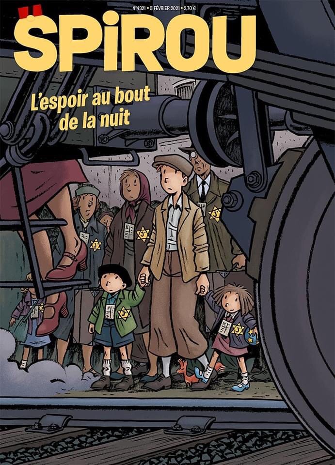 Spirou No. 4321 - cover by Émile Bravo