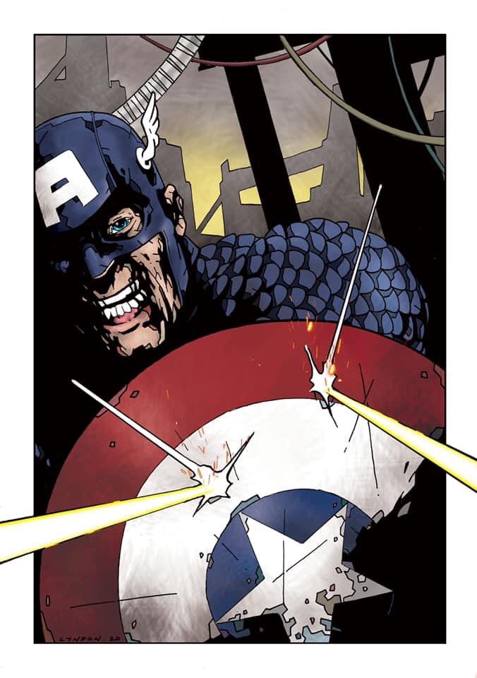 Captain America by Lyndon Webb