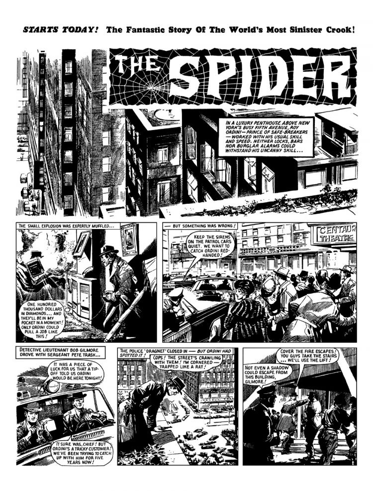 he Spider’s Syndicate of Crime Collection - Sample Strip