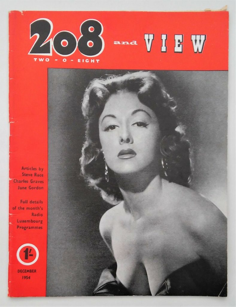 Radio Luxembourg’s 208 and View magazine for December 1954