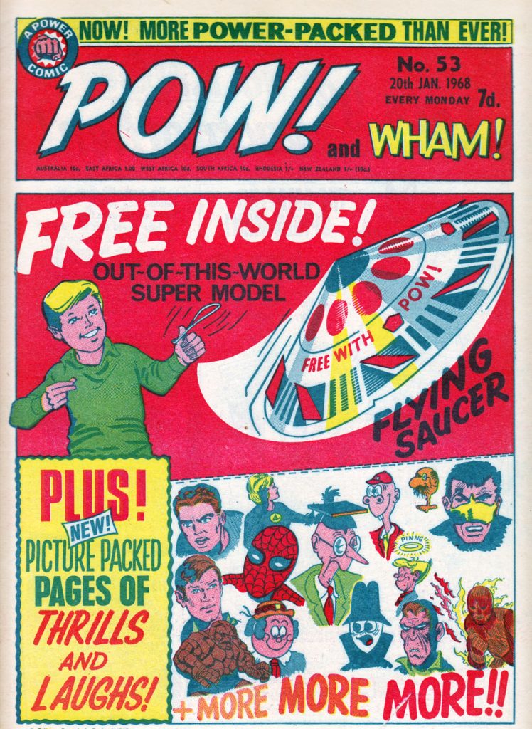 Pow! and Wham! 53 - cover dated 20th January 1968
