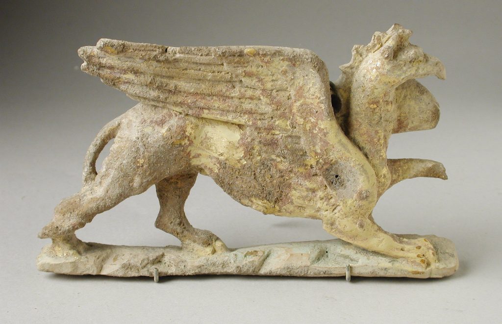 Appliqué in the form of a Griffin, from Italy, Taranto, 330-320 B.C.