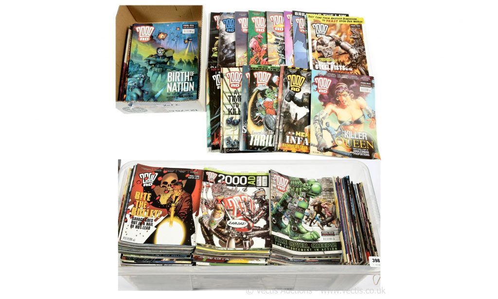 Mixed lot of 2000ADs, from Prog 1000 onwards