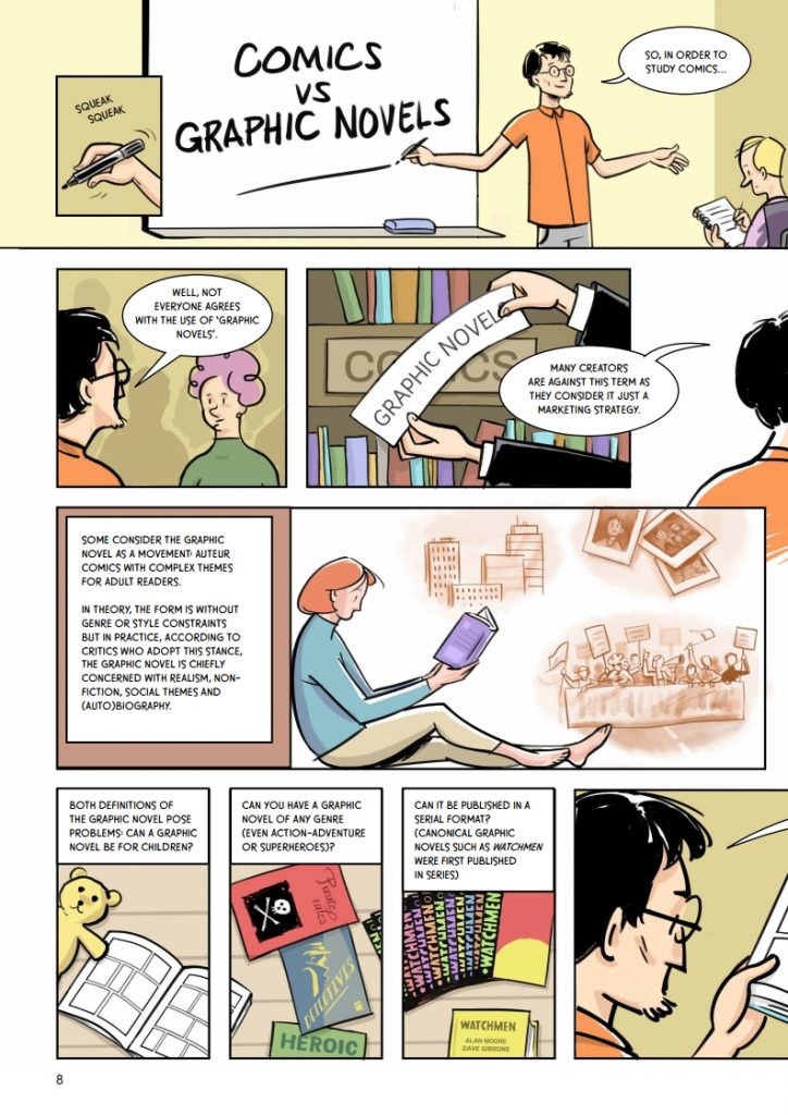 Oxford Comics Network & TORCH A Graphic Introduction to Comics Studies - Sample Art