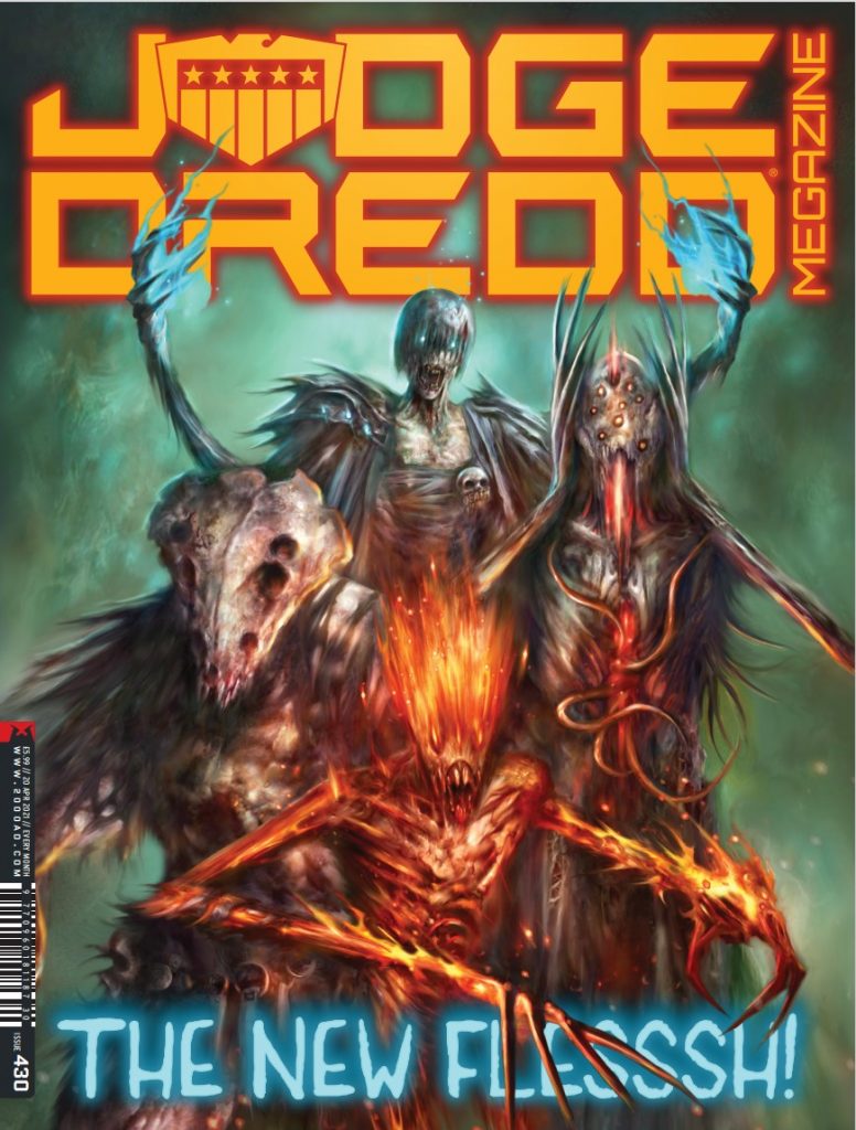 Judge Dredd Megazine 430 - Cover by Nick Percival