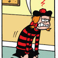 Beano: The Art of Breaking the Rules - Minnie the Minx - - art by Laura Howell