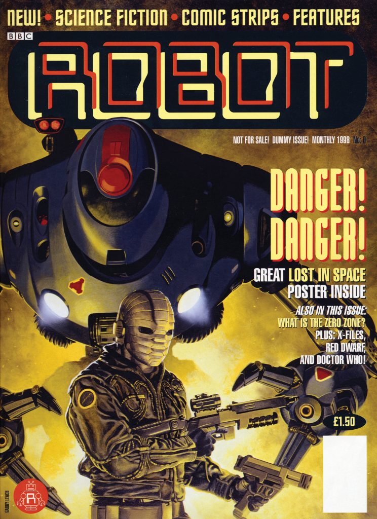 A dummy cover for ROBOT, art by Garry Leach