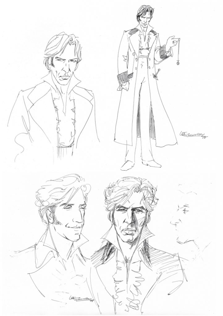 Initial designs for the new Doctor by Lee Sullivan