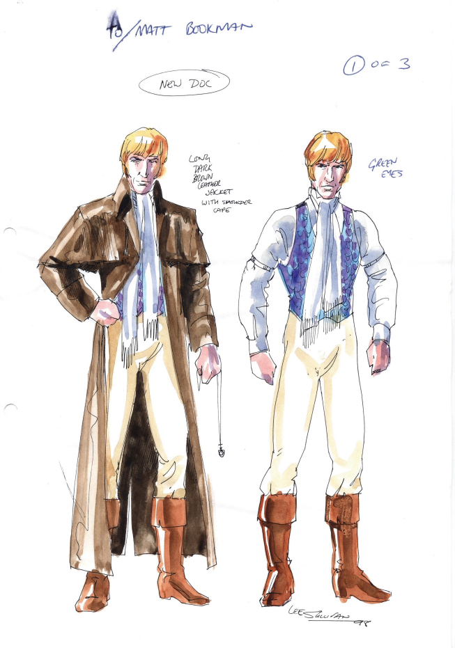 Revised and final designs for the new Doctor by Lee Sullivan