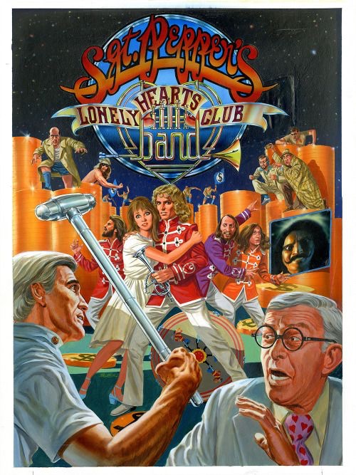 Sgt. Pepper’s Lonely Hearts Club Band - Film Adaptation - Marvel Super Special #7 cover by Bob Larkin