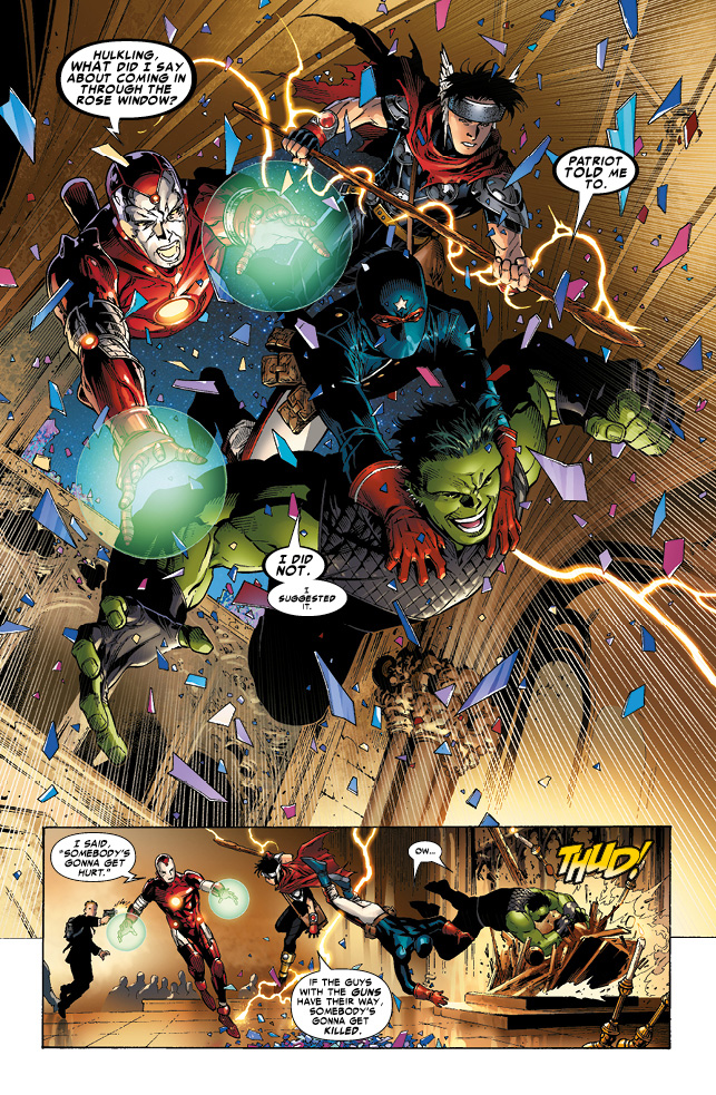 Young Avengers: Sidekicks - Sample Art (2021 Panini Comics Collection)
