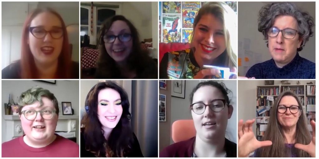 Some of the comic creators who feature in the new Creating Women interview series