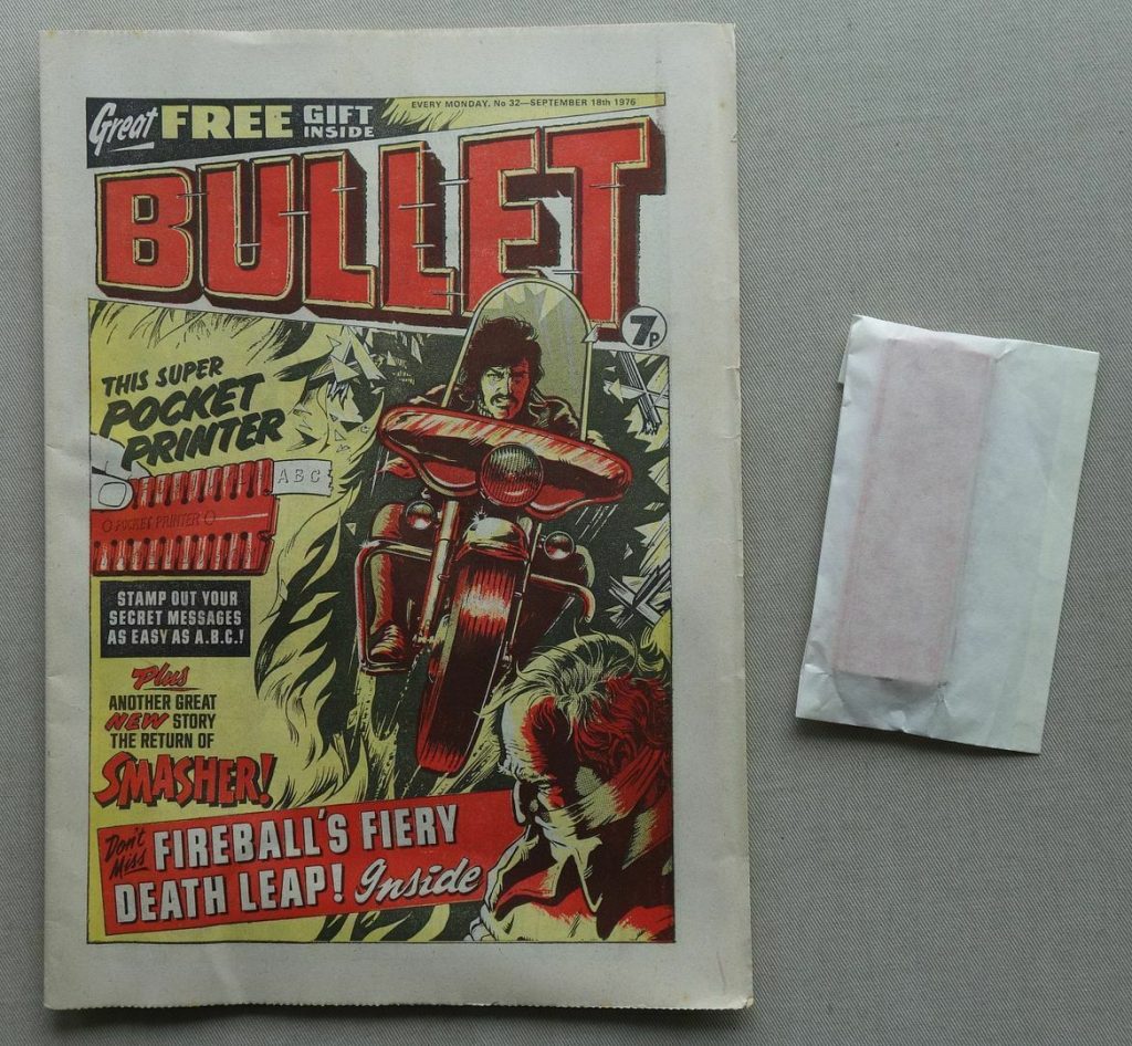 Bullet No.32, cover dated 18th September 1976, with free "Pocket Printer" gift