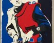 The very first proof of a new range of Gerry Anderson screenprints, featuring Captain Scarlet, Thunderbirds and the rest