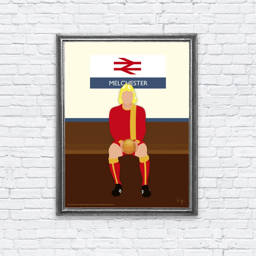 Roy of the Rovers Limited Edition Print by Prints by Pablo