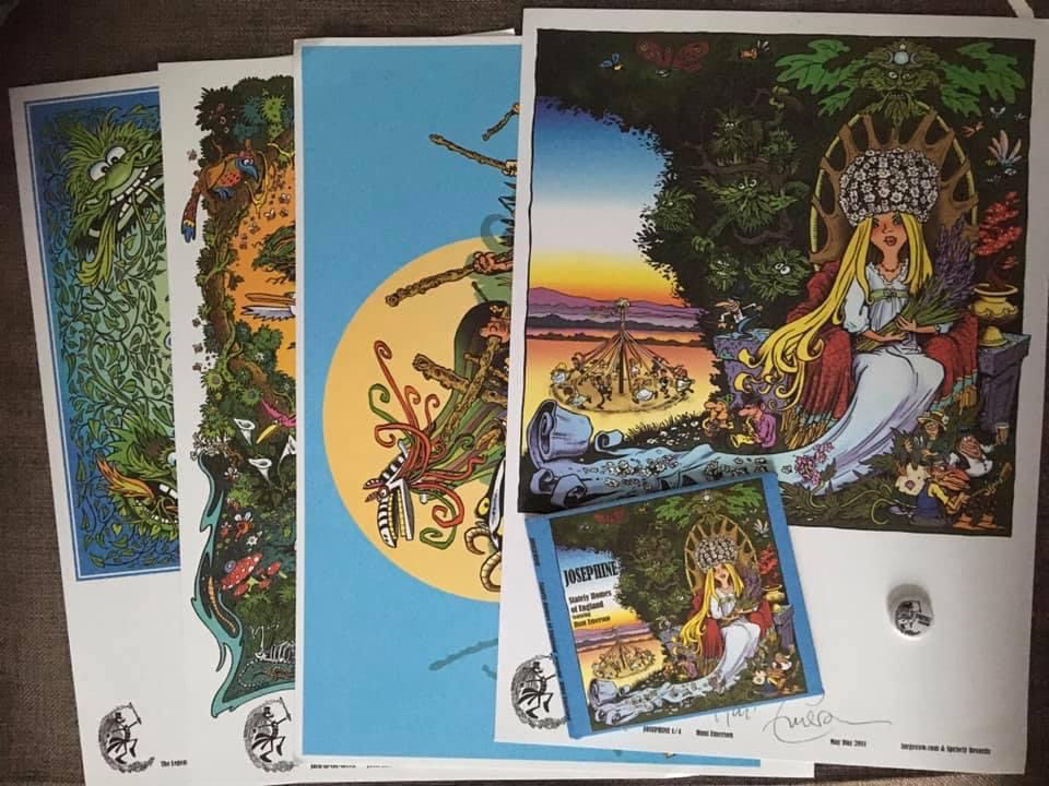 Art prints donated by Hunt Emerson