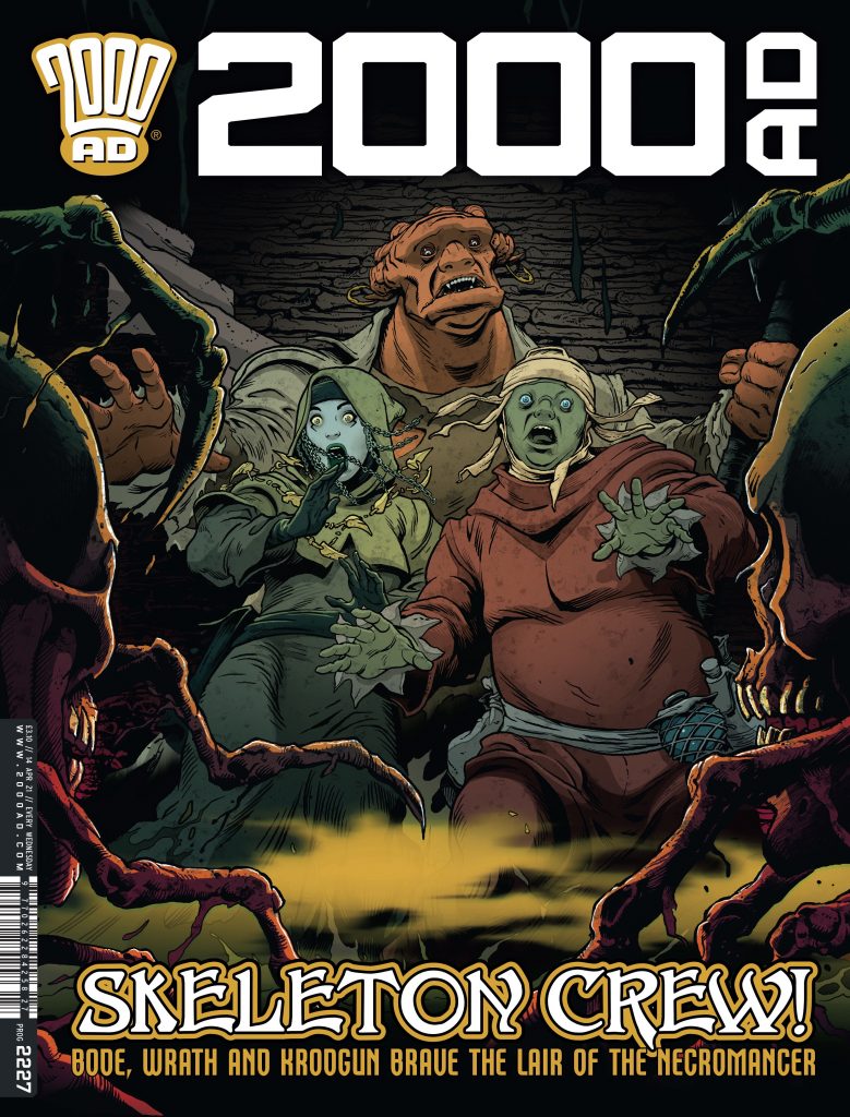 2000AD Prog 2227 - cover by Richard Elson