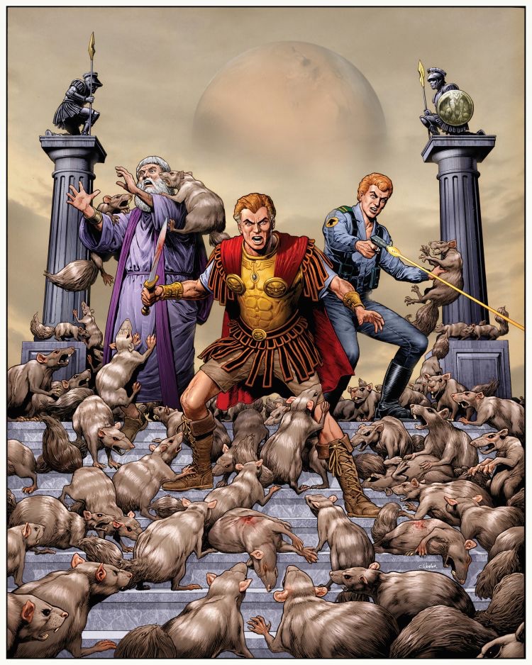 The Rise and Fall of the Trigan Empire Volume III web shop cover by Chris Weston