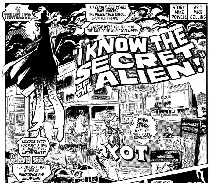 The77 #5 - I know the Secret of the Alien: Created by Michael Powell and Mike Collins