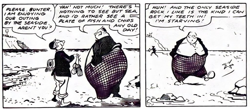 Billy Bunter, as drawn by Eric Roberts