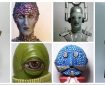 Doctor Who sculpts by Neil “Blackbird” Sims