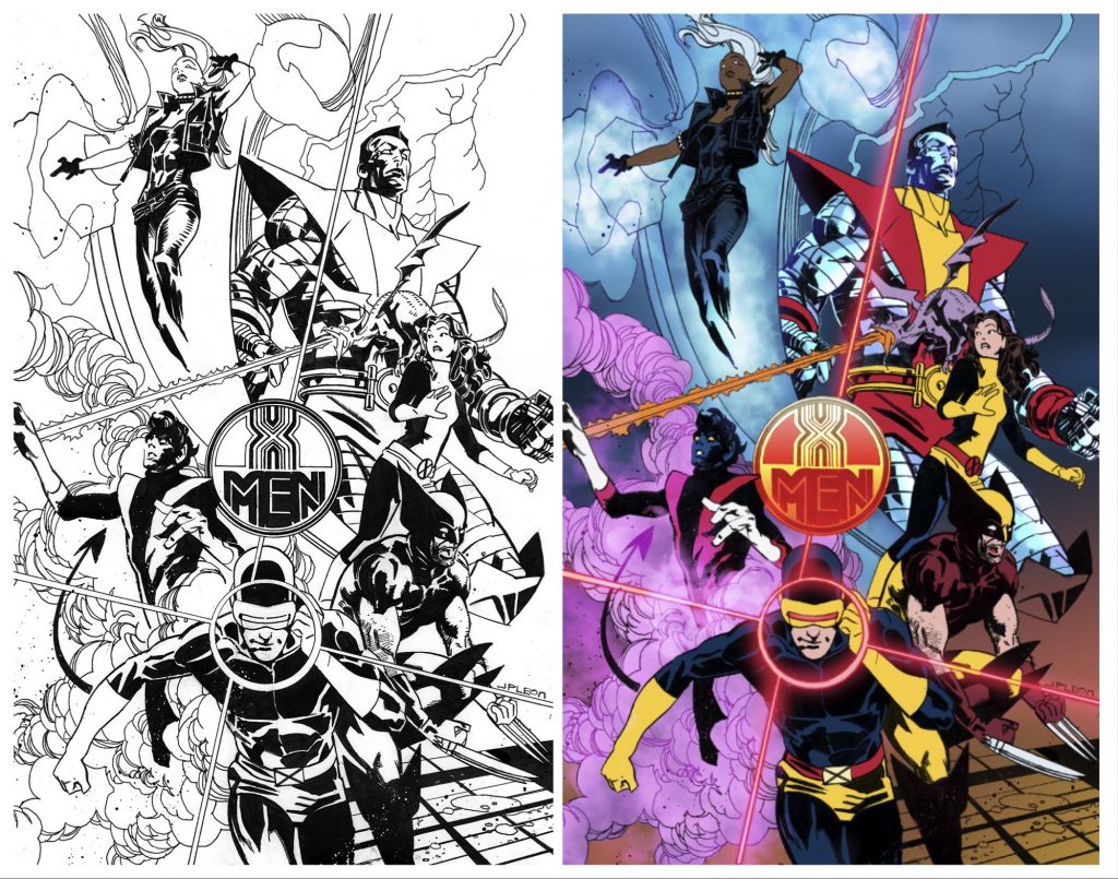 The Uncanny X-Men (Chris Claremont and Paul Smith's 1980s era) commission (2021)