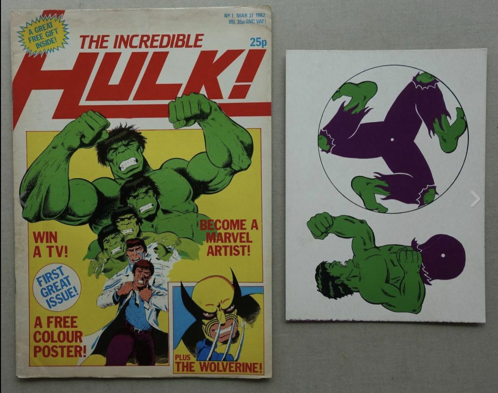 The Incredible Hulk comic #1, cover dated 31st March 1982