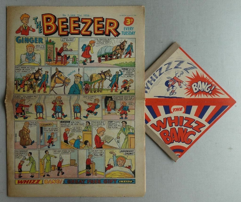Beezer No. 1, cover dated 21st January 1956, with free gift