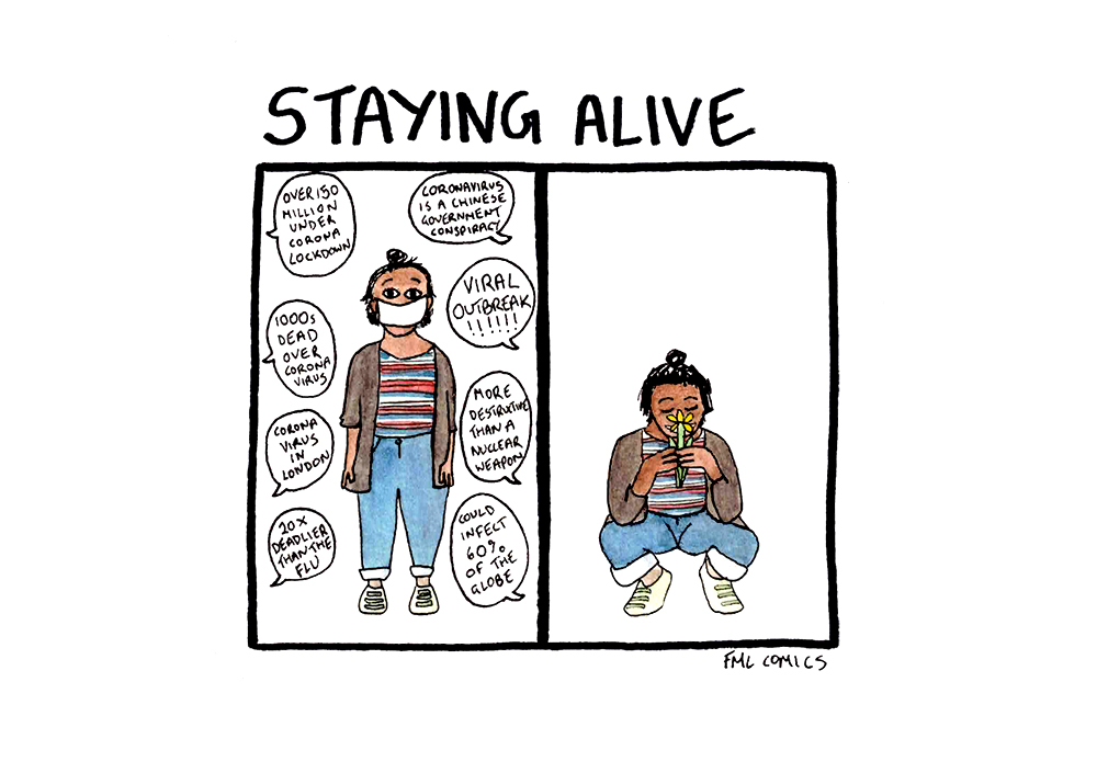 FML Comics - Staying Alive  by Natasha Natarajan