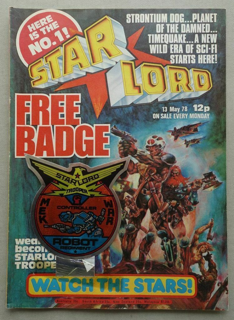 Starlord No.1, cover dated 13th May 1978, with free gift