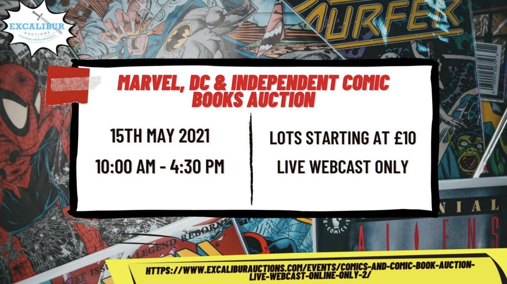 Excalibur Auctions Comic Auction - 15th May 2021