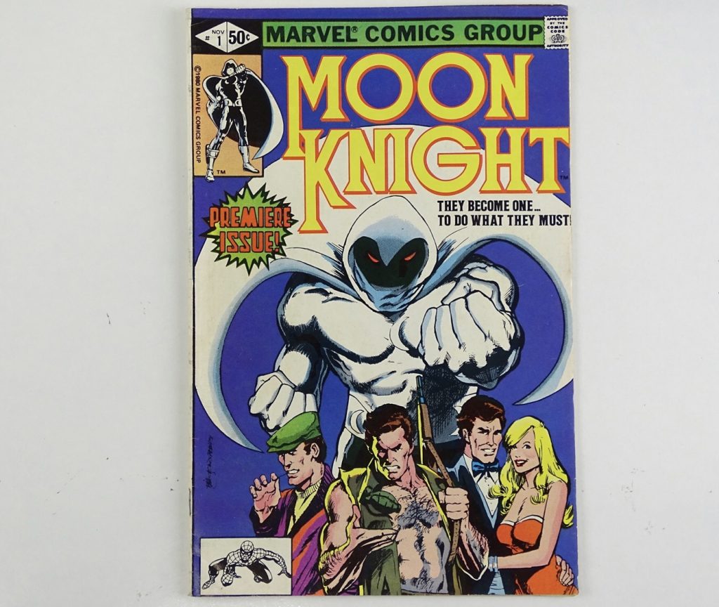 Moon Knight #1 - (1980 - MARVEL) - Origin of Moon Knight + First appearance of the villain Raoul Bushman - Bill Sienkiewicz cover and interior art