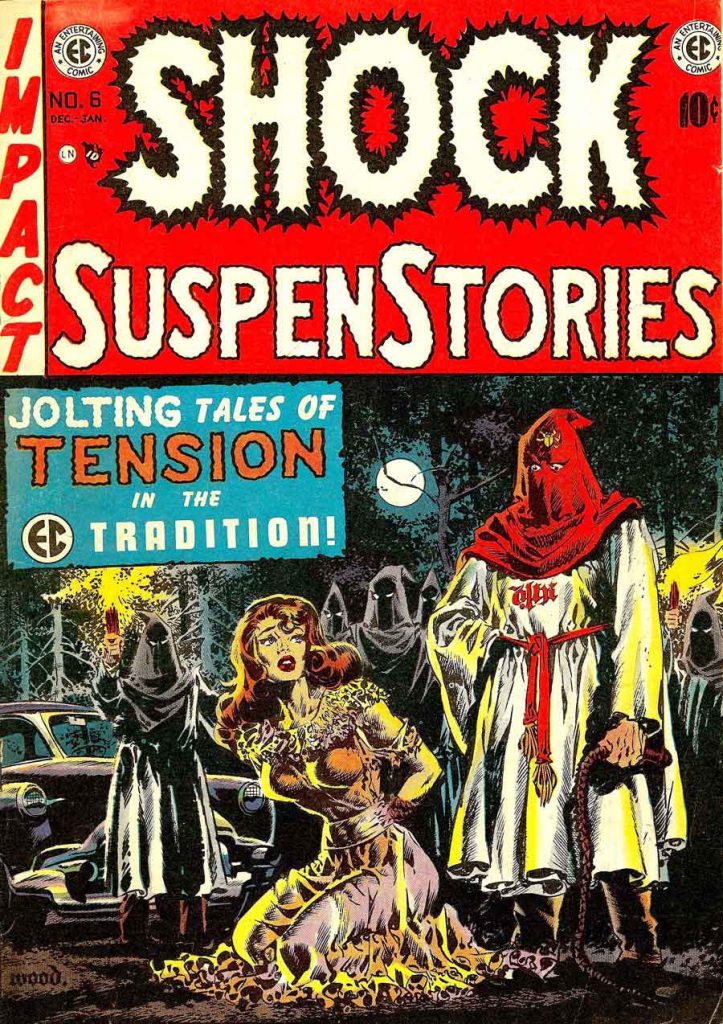 The cover of Shock SuspenStories No. 6 by Wally Wood as previously published