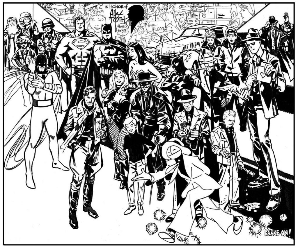 A tribute to Alex Toth by John Paul Leon. With thanks to Michael Neno