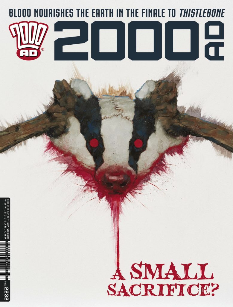 2000AD 2232 - cover by Simon Davis