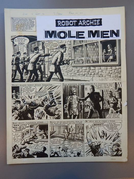 “Robot Archie - The Mole Men” - (1964) by Edward “Ted” Kearon