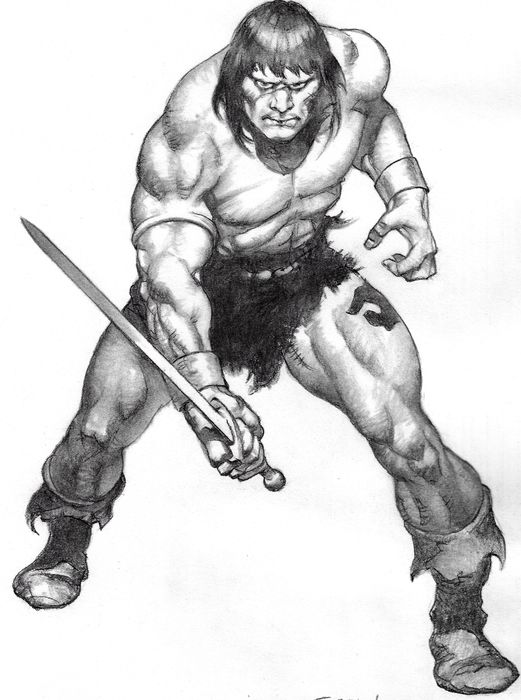 Conan the Barbarian by Sanjulian