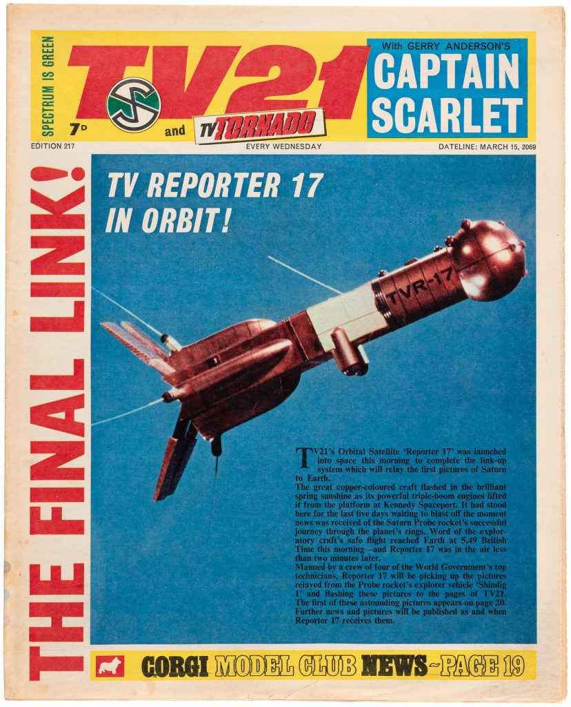 TV21 and Tornado cover dated 15th March 1969