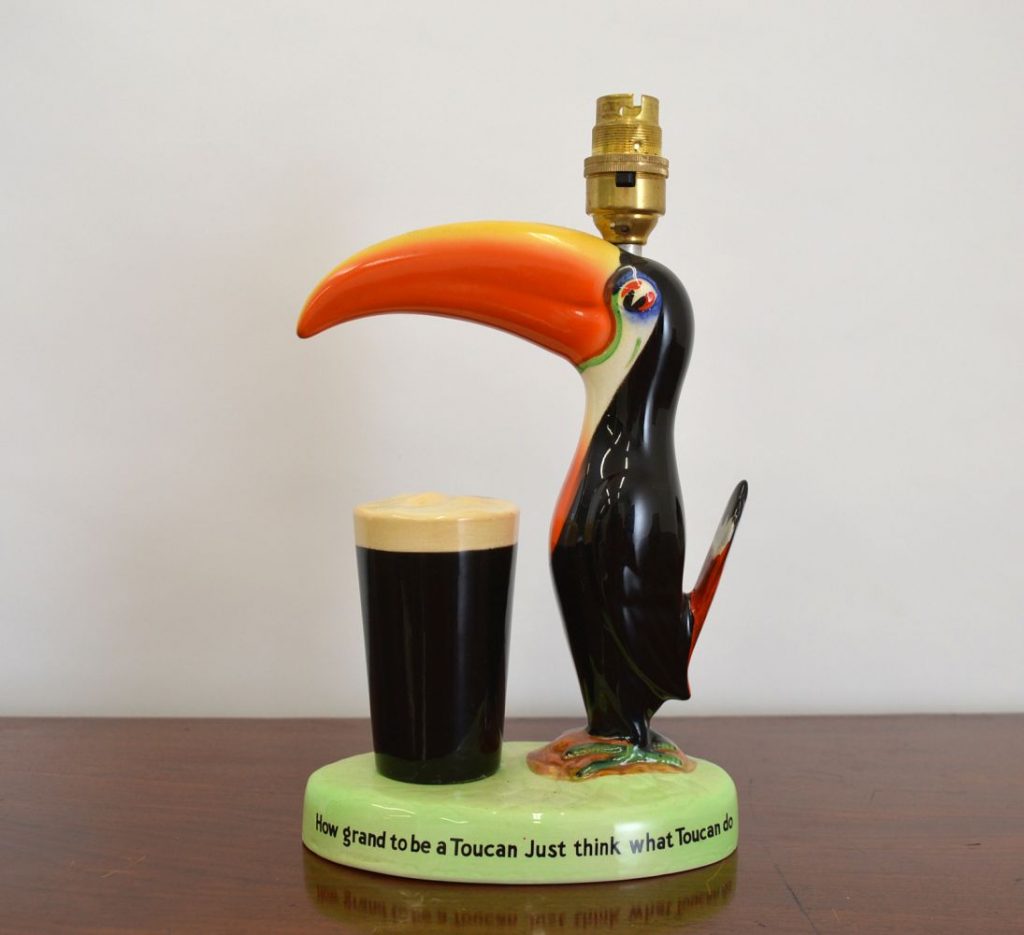 Carlton ware Toucan figure Guinness advertisement