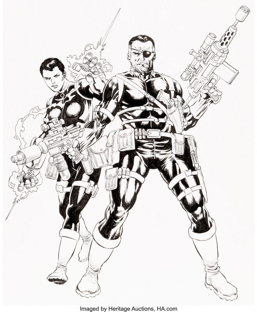Mike Perkins Secret Warriors #16 Cover Original Art (Marvel, 2010)