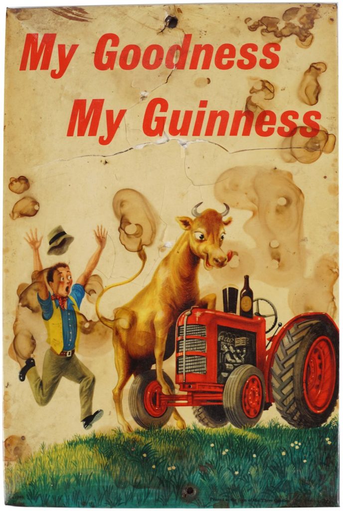 My Goodness, My Guinness metal sign