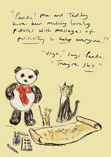 Panda Cartoon by Paul Magrs