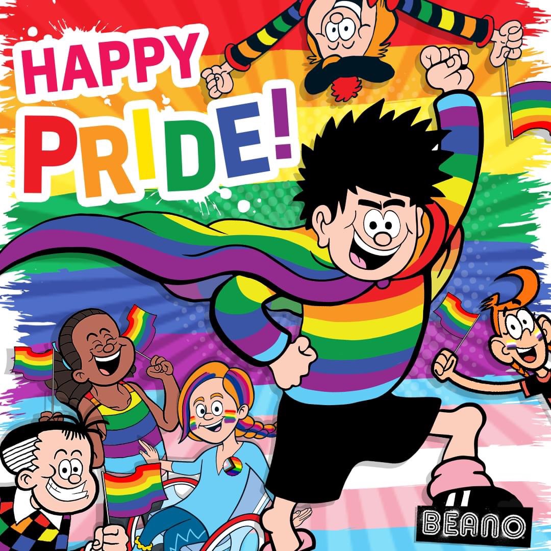 Comic publishers celebrate Pride Month, BEANO promotes Young Minds
