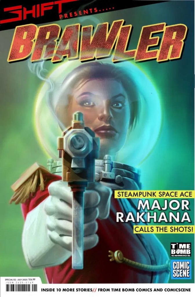 SHIFT Presents… Brawler. Cover art by Mark Montague 