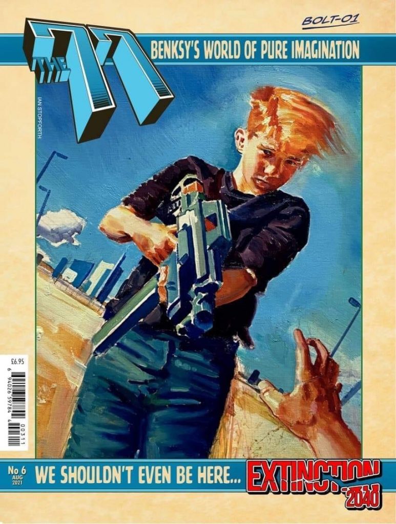 The77 Issue 6 - Newsstand edition featuring “Extinction 2040” by Ian Stopforth